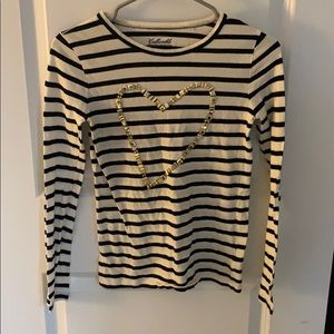 Girls heart shirt